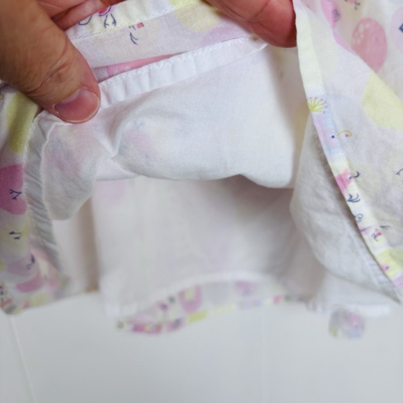 Vintage Gymboree Girls Sz‎ 6 Colorful Pastel Bird Print Skirt 2004 Cotton Lined - Picture 4 of 8